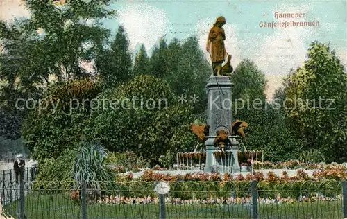 AK / Ansichtskarte Hannover Gaenselieselbrunnen Kat. Hannover