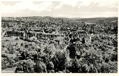 AK / Ansichtskarte Pforzheim Stadtpanorama Weltstadt fuer Schmuck Kat. Pforzheim