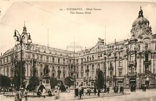 AK / Ansichtskarte Wiesbaden Hotel Nassau Kat. Wiesbaden