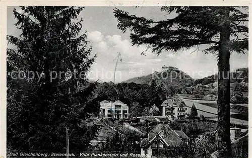 AK / Ansichtskarte Bad Gleichenberg Villa Plankenstein und Rosenhof Kat. Bad Gleichenberg