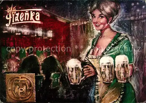 AK / Ansichtskarte Prag Prahy Prague Plzenka Bier Kat. Praha