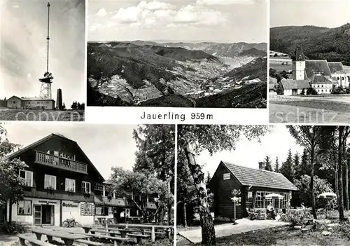 AK / Ansichtskarte Jauerling Hieflers Gipfelhaus und Espresso Panorama Fernmeldeturm Kat. Maria Laach am Jauerling