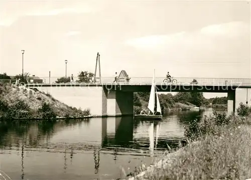 AK / Ansichtskarte Wolzig Kanalbruecke Kat. Heidesee