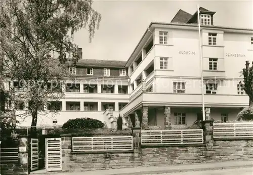 AK / Ansichtskarte Bad Elster Kurheim Reichsbahn Kat. Bad Elster