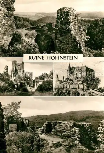 AK / Ansichtskarte Neustadt Harz Ruine Hohnstein Burgruine Landschaftspanorama Kat. Neustadt Harz