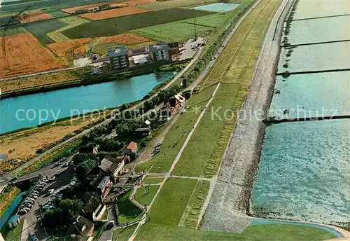 AK / Ansichtskarte Norderhafen Fliegeraufnahme Kat. Norderfriedrichskoog