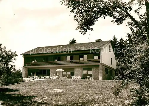 AK / Ansichtskarte Irrendorf Wanderheim Rauer Stein Kat. Irndorf