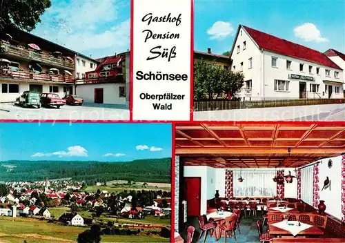 AK / Ansichtskarte Schoensee Gasthof Pension Suess Kat. Schoensee