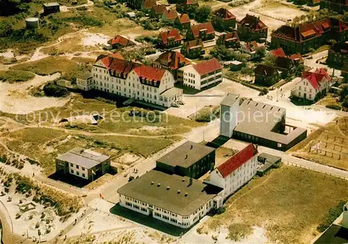 AK / Ansichtskarte Wangerooge Nordseebad Fliegeraufnahme Kinderheim Meeresstern Kat. Wangerooge