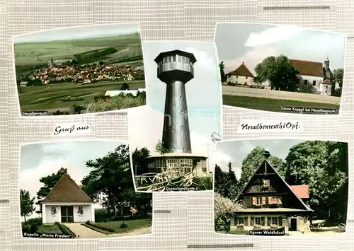 AK / Ansichtskarte Neualbenreuth Panorama Kapelle Kleine Koppel Kirche Egerer Waldhaeusl Grenzlandturm Kat. Neualbenreuth