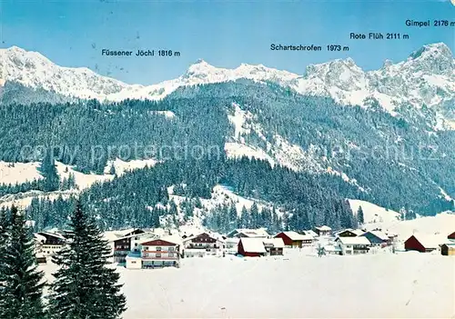 AK / Ansichtskarte Haldensee Panorama Wintersportplatz Alpen Kat. Oesterreich