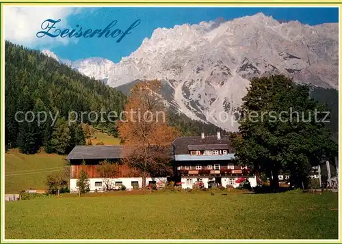 AK / Ansichtskarte Ramsau Dachstein Steiermark Urlaub am Bauernhof Zeiserhof Dachsteingebirge Kat. Ramsau am Dachstein