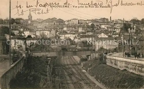 AK / Ansichtskarte Angouleme Vue prise du Pont des Faineants Kat. Angouleme