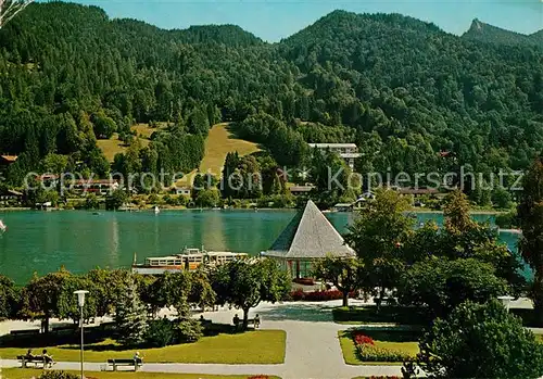 AK / Ansichtskarte Rottach Egern Kuranlage Musikpavillon Schlierseer Bergen Kat. Rottach Egern