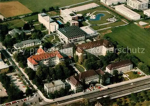 AK / Ansichtskarte Muenchen Fliegeraufnahme Krankenhaus Dritten Ordens Kat. Muenchen