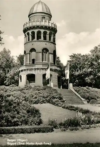 AK / Ansichtskarte Bergen Ruegen Rugard Ernst Moritz Arndt Turm Kat. Bergen