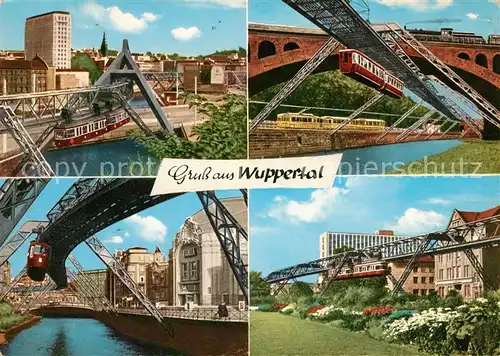 AK / Ansichtskarte Wuppertal Schwebebahn Hochhaus Thalia Theater Kat. Wuppertal