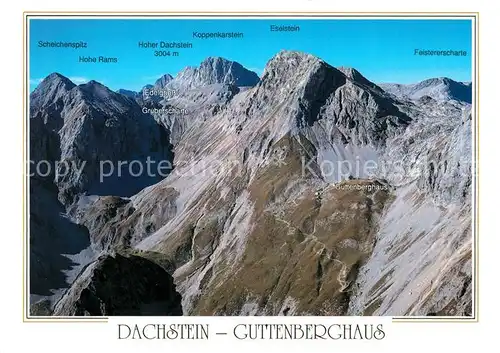 AK / Ansichtskarte Dachstein Steiermark Guttenberghaus Feistererscharte Eselstein Kat. Ramsau am Dachstein