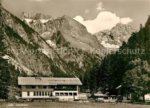 AK / Ansichtskarte Oberstdorf Gaststaette Oytalhaus Schneck Gr. Wilde  Kat. Oberstdorf