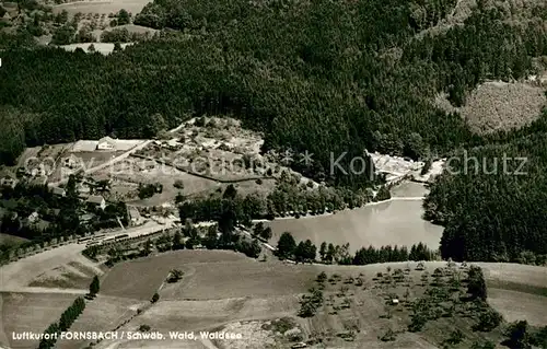 AK / Ansichtskarte Fornsbach mit Waldsee Fliegeraufnahme Kat. Murrhardt