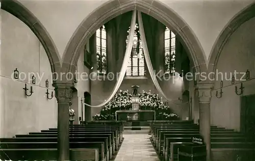 AK / Ansichtskarte Kloster Marienthal Elsass Inneres der Wallfahrtskirche Kat. Haguenau