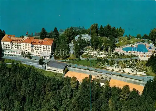 AK / Ansichtskarte Buergenstock Vierwaldstaettersee Grand Hotel Buergenstock mit Swimming Pool Kat. Buergenstock