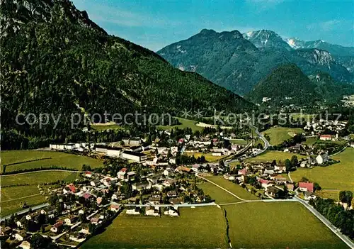 AK / Ansichtskarte Bad Reichenhall Fliegeraufnahme mit Muellnerhorn und Ristfeuchthorn Kat. Bad Reichenhall