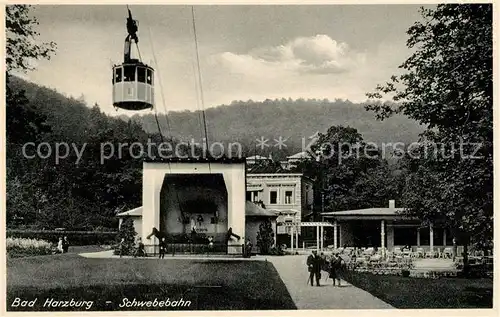 AK / Ansichtskarte Seilbahn Bad Harzburg  Kat. Bahnen