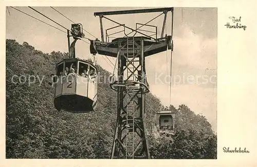 AK / Ansichtskarte Seilbahn Bad Harzburg Kat. Bahnen