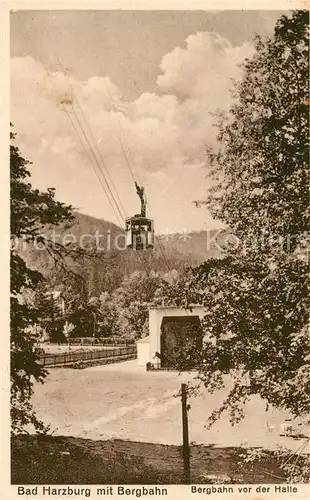 AK / Ansichtskarte Seilbahn Bad Harzburg  Kat. Bahnen