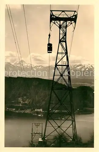 AK / Ansichtskarte Seilbahn Kanzelbahn Mittagskogel Kat. Bahnen