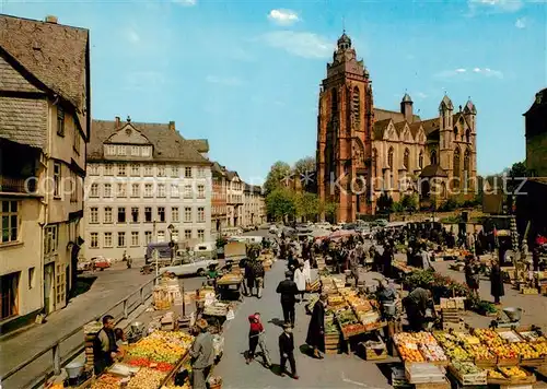 AK / Ansichtskarte Wetzlar Dom Wochenmarkt Kat. Wetzlar