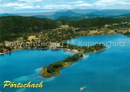 AK / Ansichtskarte Poertschach Woerthersee Fliegeraufnahme Kat. Poertschach Woerther See Kaernten