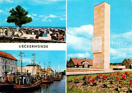 AK / Ansichtskarte Ueckermuende Mecklenburg Vorpommern Haffbad Hafen Kat. Ueckermuende