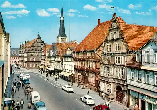 AK / Ansichtskarte Hameln Weser Osterstrasse mit Museum und Hochzeitshaus