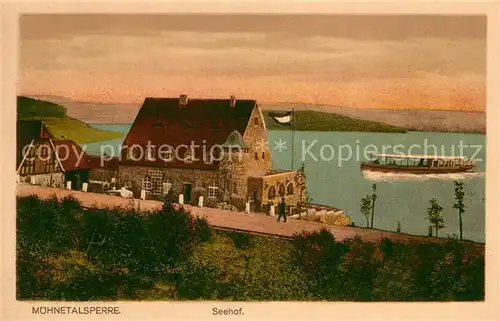 AK / Ansichtskarte Moehnetalsperre Der Seehof Kat. Sundern (Sauerland)