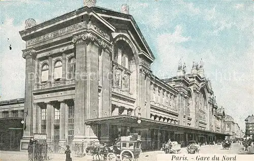 AK / Ansichtskarte Paris Gare du Nord Kat. Paris