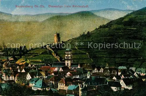 AK / Ansichtskarte Kaysersberg Haut Rhin Stadtblick Kat. Kaysersberg