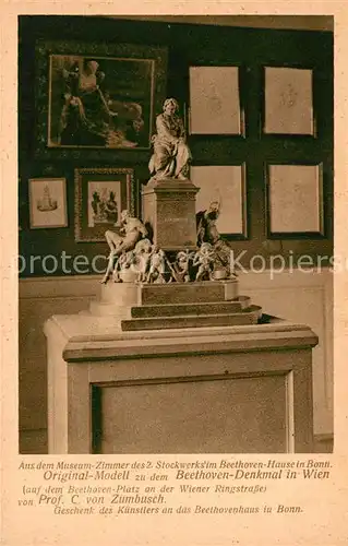 AK / Ansichtskarte Beethoven Museum Bonn Denkmal  Kat. Persoenlichkeiten