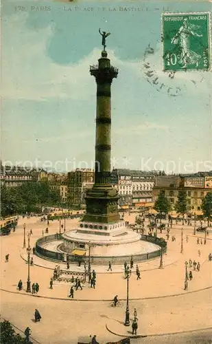 AK / Ansichtskarte Paris La Place de la Bastille Kat. Paris