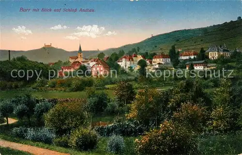 AK / Ansichtskarte Barr Bas Rhin mit Blick auf Schloss Andlau Kat. Barr