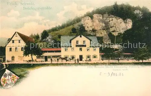 AK / Ansichtskarte Fraenkische Schweiz Behringersmuehle Kat. Pottenstein