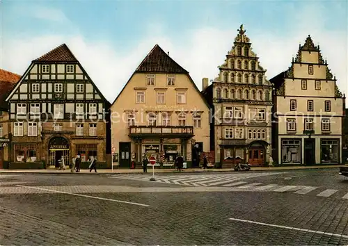 AK / Ansichtskarte Bad Salzuflen Markt Apotheke Ratsdrogerie Kl Buergermeisterhaus Buergermeisterhaus Kat. Bad Salzuflen