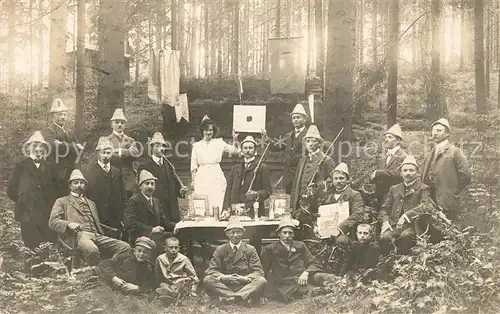 AK / Ansichtskarte Reiboldsgruen Bad Gruppenaufnahme Kat. Auerbach