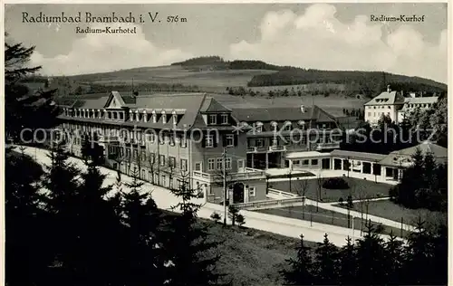 AK / Ansichtskarte Bad Brambach Radiumbad Kurhof Kurhotel Kat. Bad Brambach