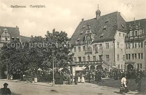 AK / Ansichtskarte Heilbronn Neckar Marktplatz Kat. Heilbronn