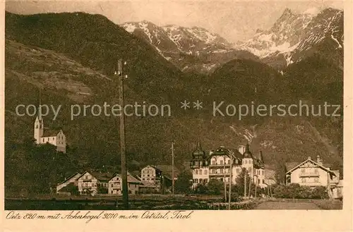 AK / Ansichtskarte Oetz mit Acherkogel im Oetztal Kat. Oetz