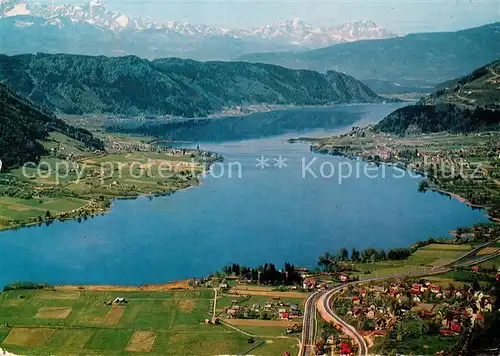 AK / Ansichtskarte Ossiachersee Fliegeraufnahme Julischen Alpen Kat. Ossiach