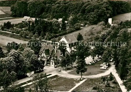 AK / Ansichtskarte Esslingen Neckar Hoehengasthof Jaegerhaus Fliegeraufnahme Kat. Esslingen am Neckar