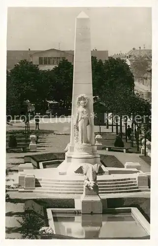 AK / Ansichtskarte Mulhouse Muehlhausen Monument aux Morts Kat. Mulhouse